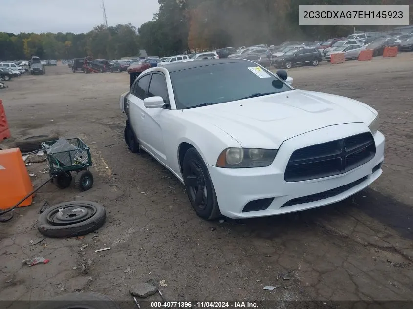 2C3CDXAG7EH145923 2014 Dodge Charger Police