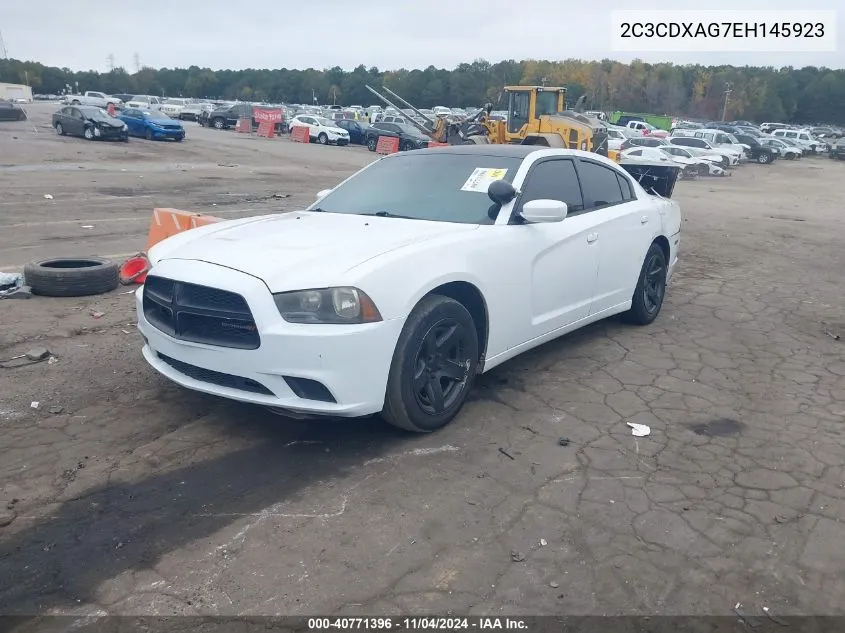 2014 Dodge Charger Police VIN: 2C3CDXAG7EH145923 Lot: 40771396