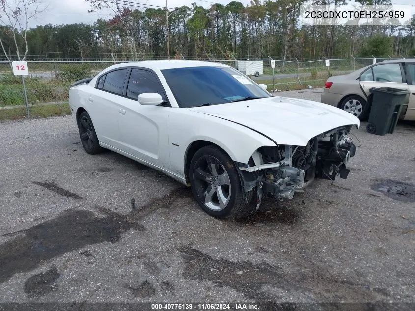 2014 Dodge Charger R/T VIN: 2C3CDXCT0EH254959 Lot: 40775139