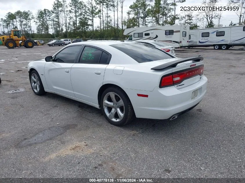 2014 Dodge Charger R/T VIN: 2C3CDXCT0EH254959 Lot: 40775139