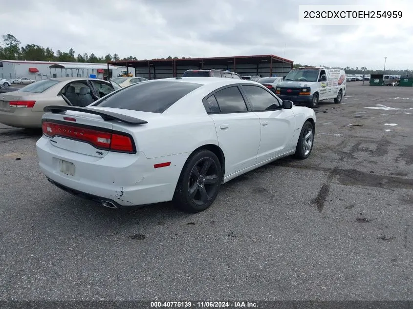 2014 Dodge Charger R/T VIN: 2C3CDXCT0EH254959 Lot: 40775139