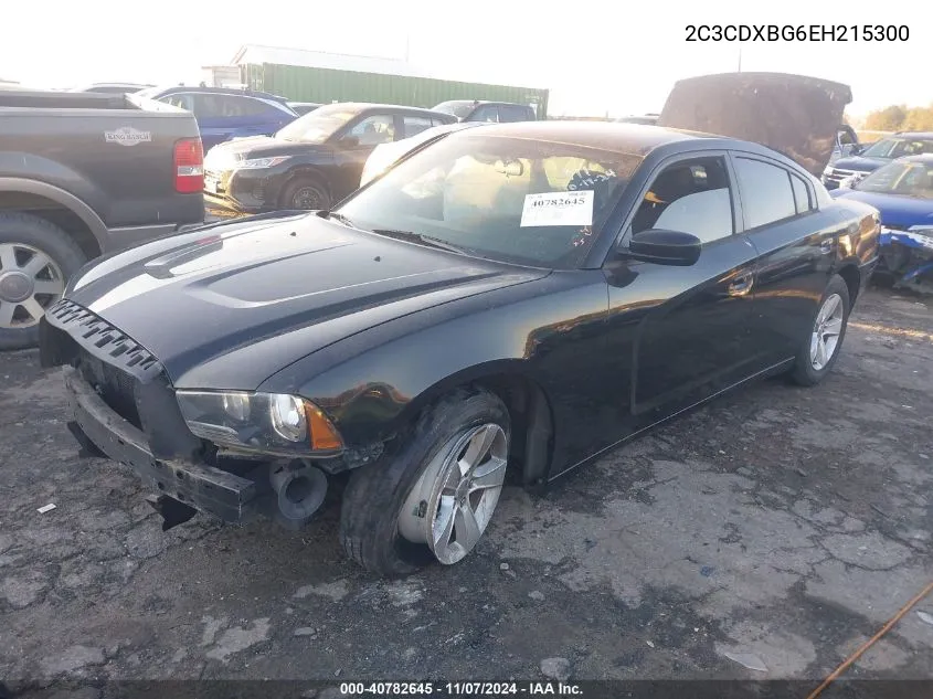 2014 Dodge Charger Se VIN: 2C3CDXBG6EH215300 Lot: 40782645