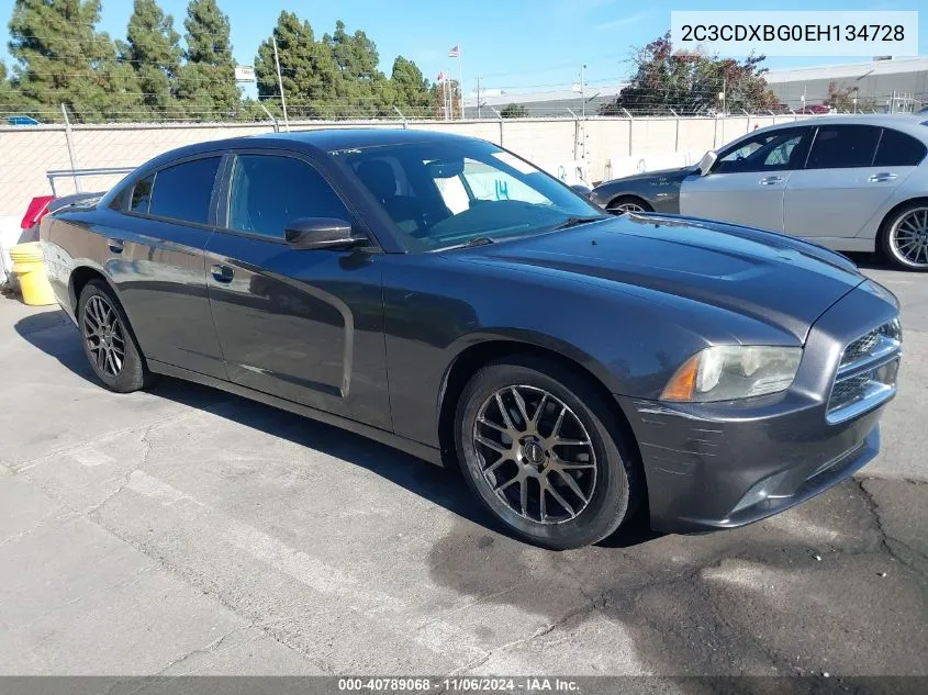 2C3CDXBG0EH134728 2014 Dodge Charger Se