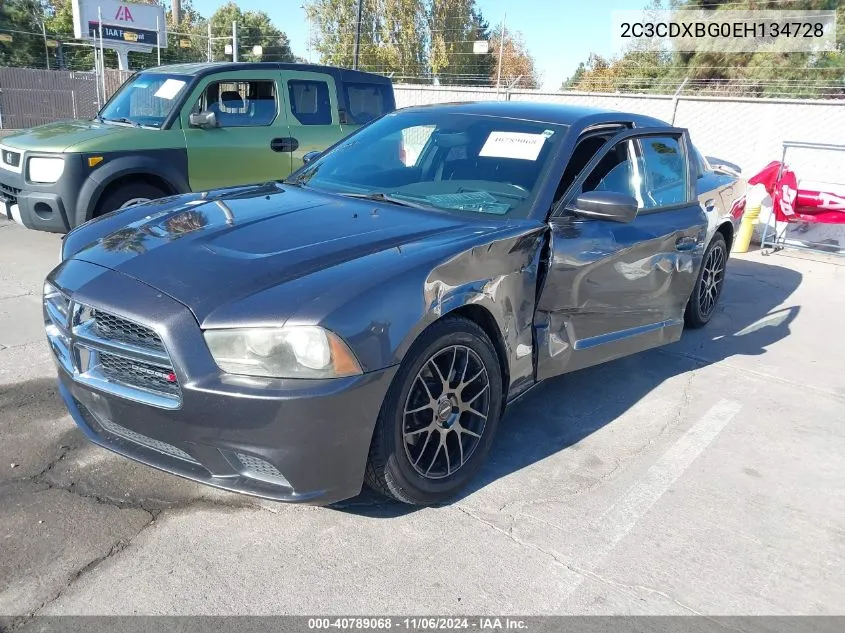 2C3CDXBG0EH134728 2014 Dodge Charger Se