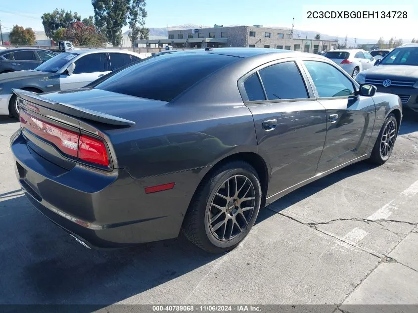 2C3CDXBG0EH134728 2014 Dodge Charger Se