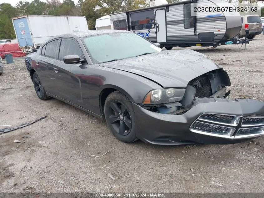 2C3CDXBG7EH324168 2014 Dodge Charger Se