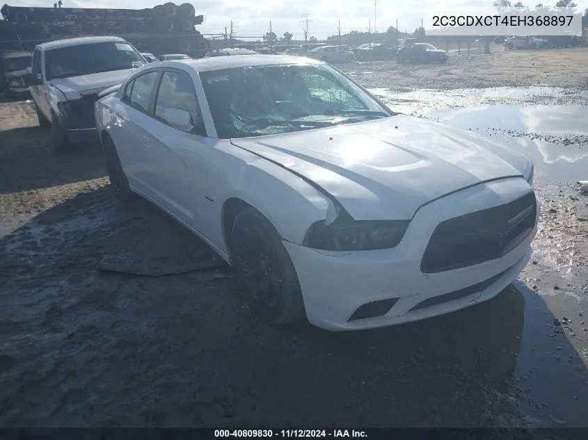 2014 Dodge Charger R/T Plus VIN: 2C3CDXCT4EH368897 Lot: 40809830