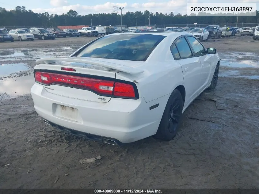 2014 Dodge Charger R/T Plus VIN: 2C3CDXCT4EH368897 Lot: 40809830