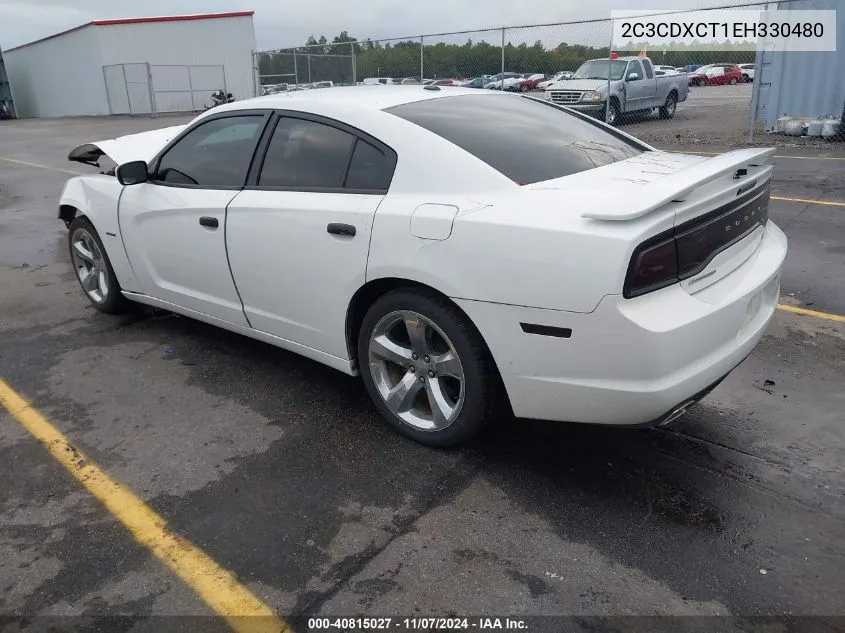 2014 Dodge Charger R/T VIN: 2C3CDXCT1EH330480 Lot: 40815027