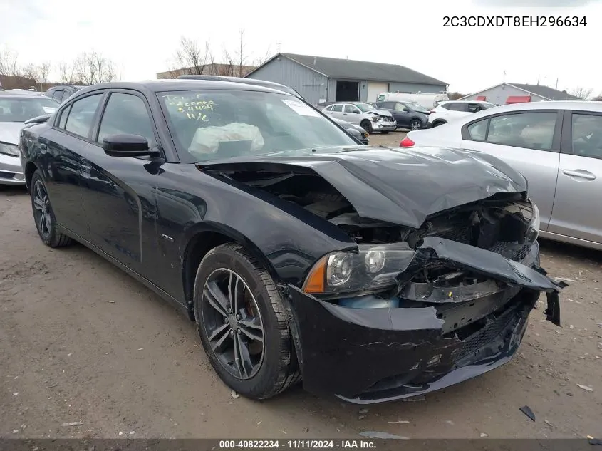 2014 Dodge Charger R/T Plus VIN: 2C3CDXDT8EH296634 Lot: 40822234