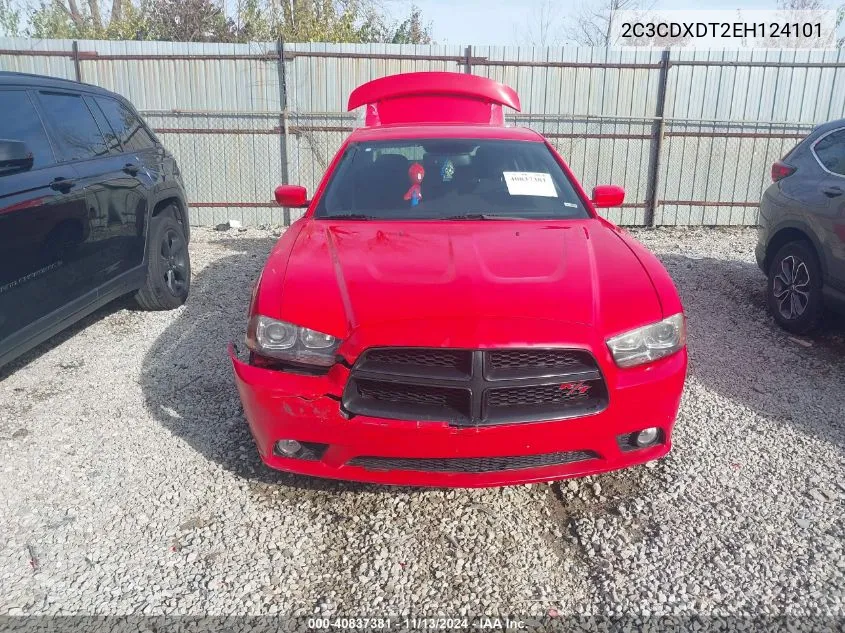 2014 Dodge Charger R/T VIN: 2C3CDXDT2EH124101 Lot: 40837381