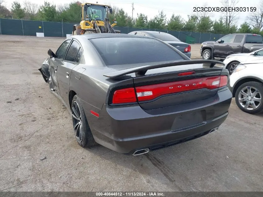 2014 Dodge Charger Se VIN: 2C3CDXBG0EH303159 Lot: 40844512