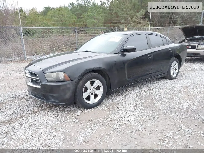 2014 Dodge Charger Se VIN: 2C3CDXBG9EH267620 Lot: 40871001