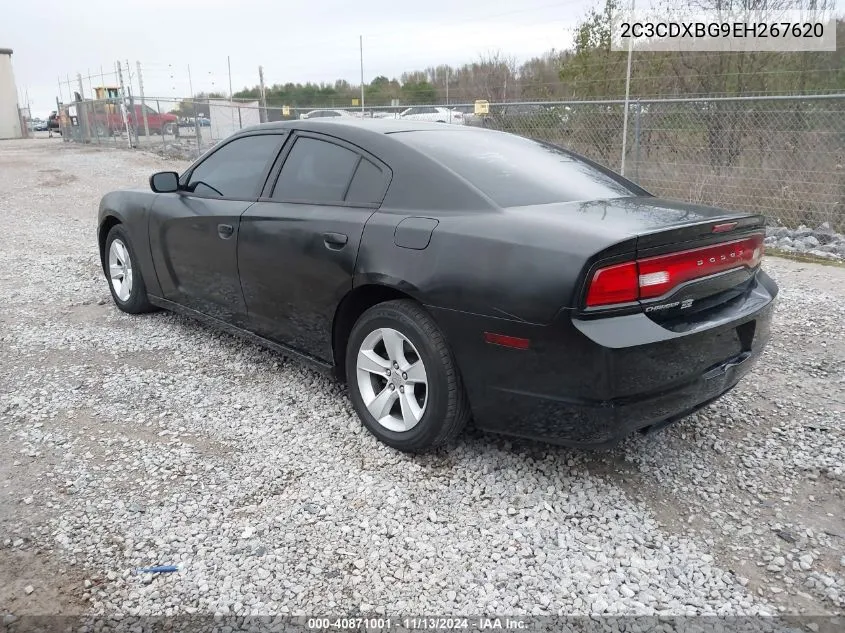 2014 Dodge Charger Se VIN: 2C3CDXBG9EH267620 Lot: 40871001