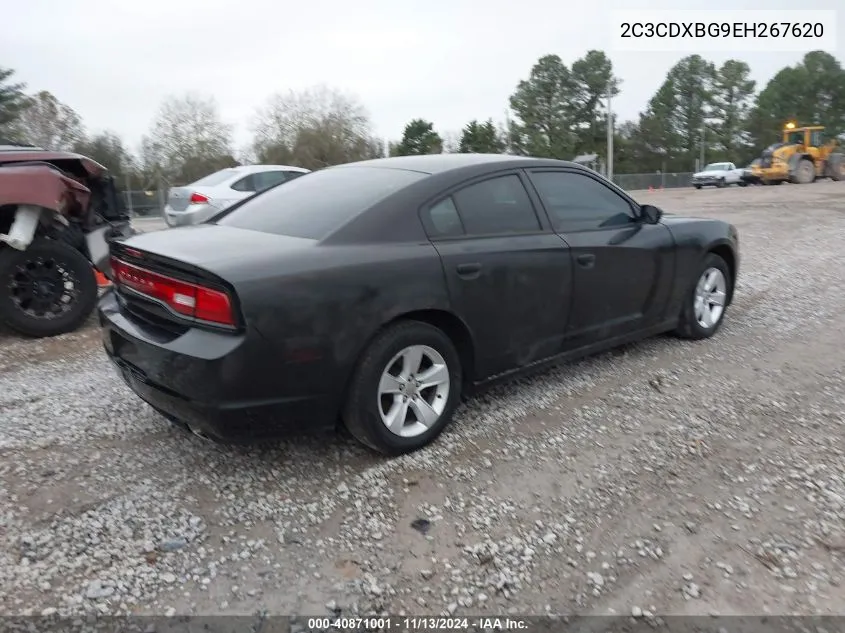 2014 Dodge Charger Se VIN: 2C3CDXBG9EH267620 Lot: 40871001