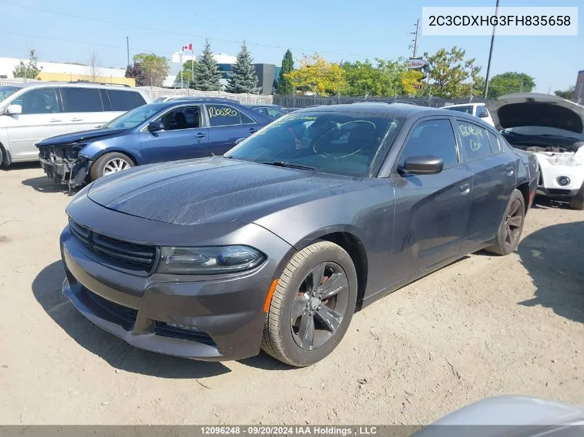 2C3CDXHG3FH835658 2015 Dodge Charger