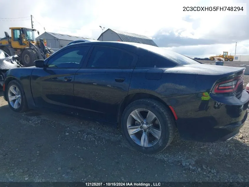 2C3CDXHG5FH748294 2015 Dodge Charger Sxt