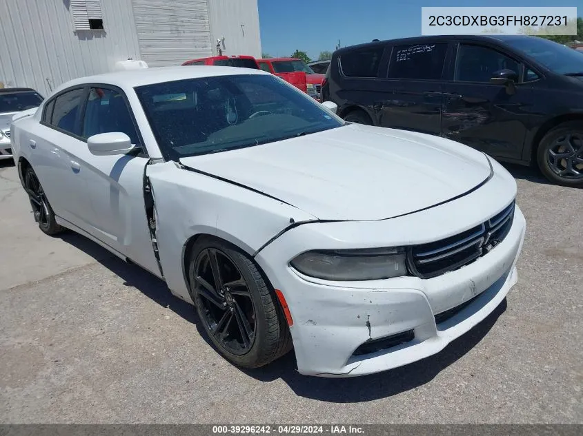 2C3CDXBG3FH827231 2015 Dodge Charger Se