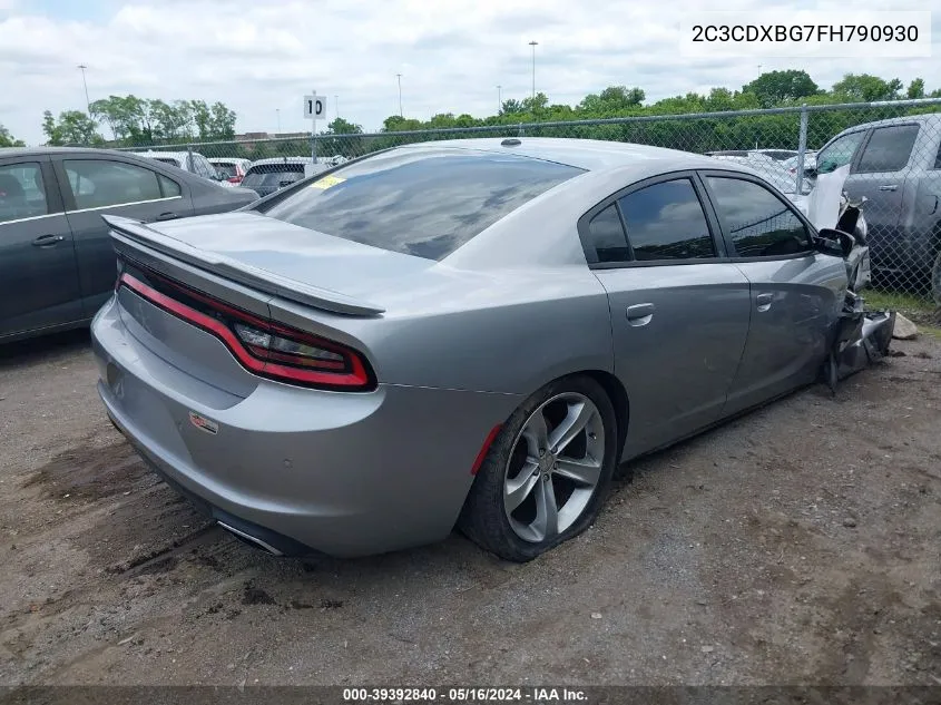 2C3CDXBG7FH790930 2015 Dodge Charger Se