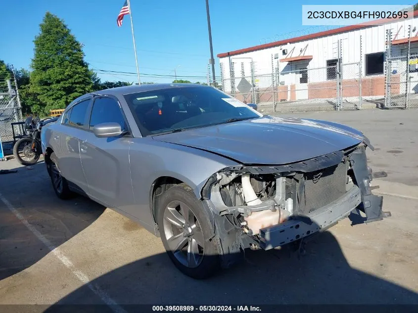 2015 Dodge Charger Se VIN: 2C3CDXBG4FH902695 Lot: 39508989