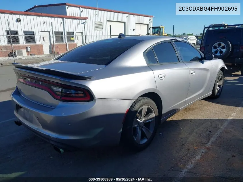 2015 Dodge Charger Se VIN: 2C3CDXBG4FH902695 Lot: 39508989