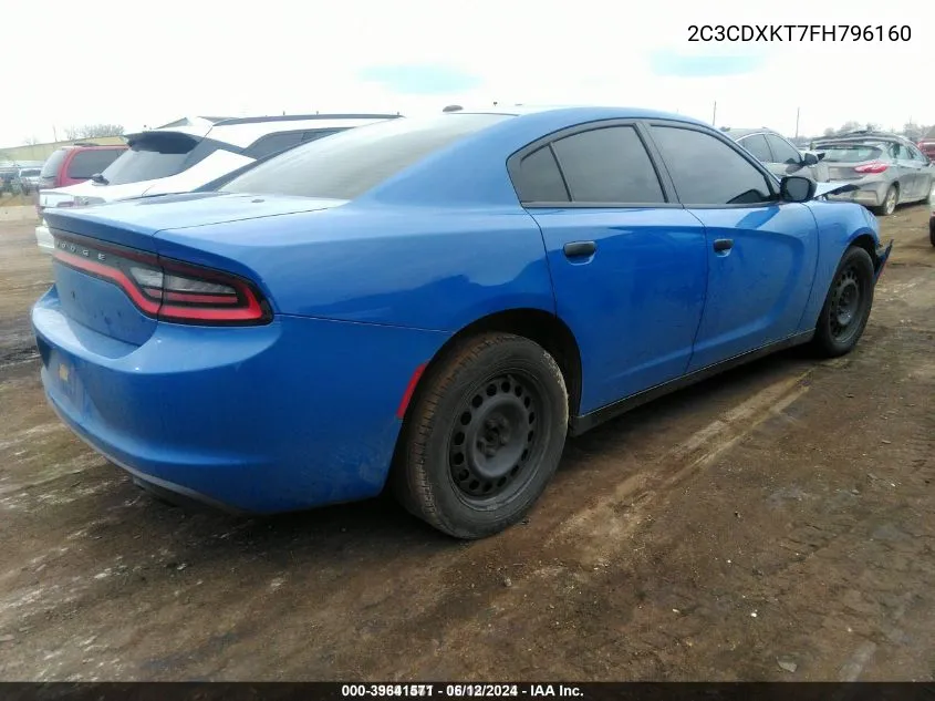 2C3CDXKT7FH796160 2015 Dodge Charger Police