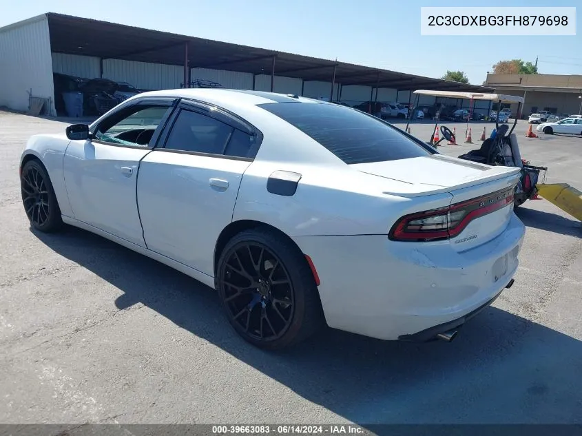 2C3CDXBG3FH879698 2015 Dodge Charger Se