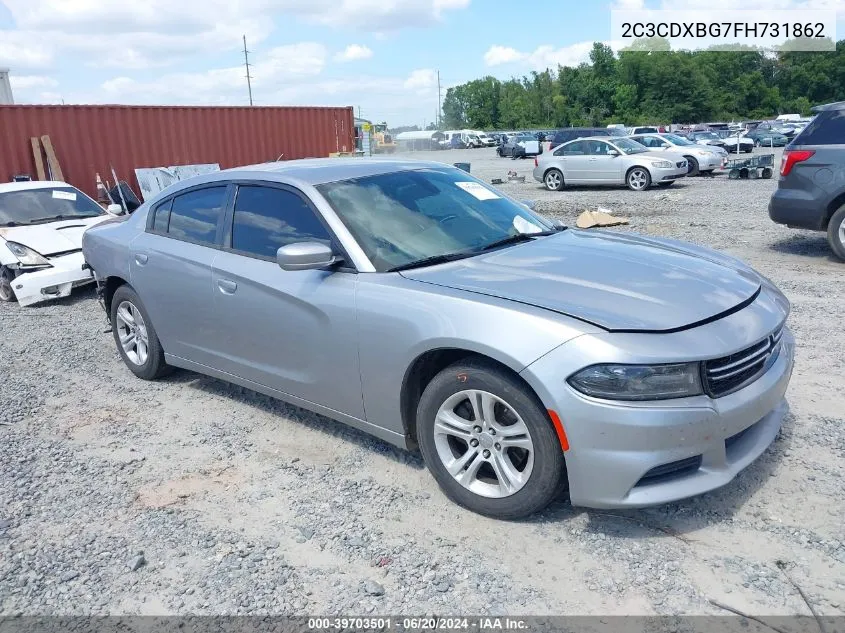 2015 Dodge Charger Se VIN: 2C3CDXBG7FH731862 Lot: 39703501