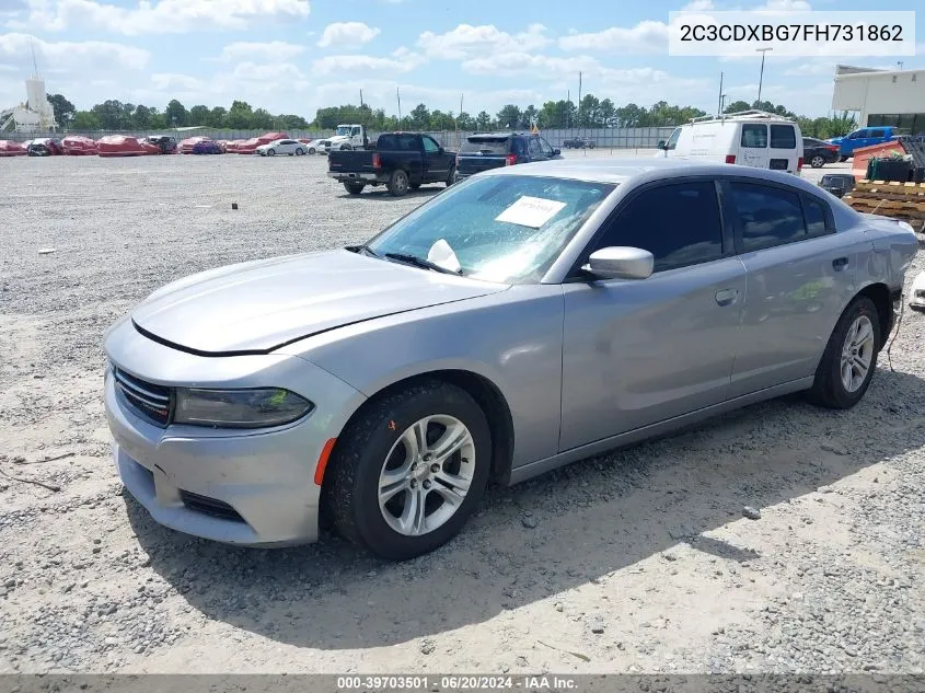 2015 Dodge Charger Se VIN: 2C3CDXBG7FH731862 Lot: 39703501