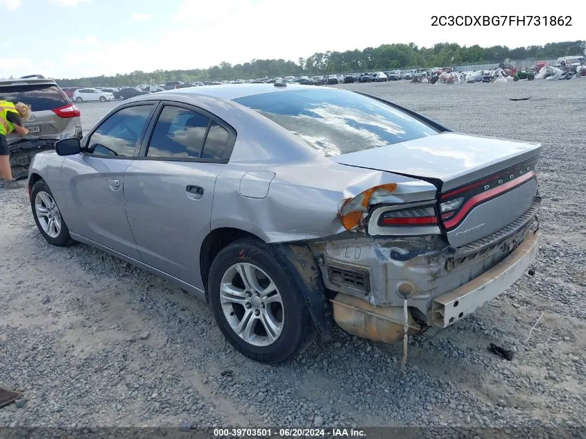 2C3CDXBG7FH731862 2015 Dodge Charger Se