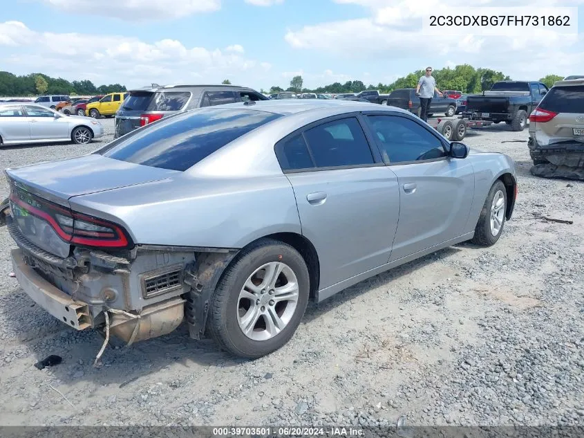 2C3CDXBG7FH731862 2015 Dodge Charger Se