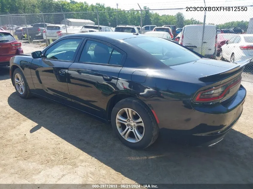 2C3CDXBGXFH812550 2015 Dodge Charger Se