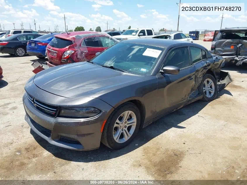 2015 Dodge Charger Se VIN: 2C3CDXBG1FH748270 Lot: 39738203