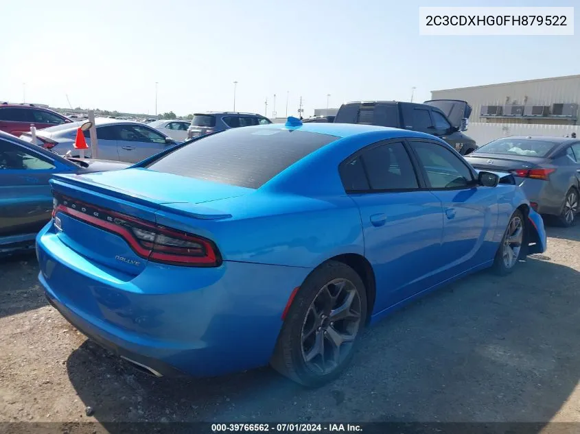 2C3CDXHG0FH879522 2015 Dodge Charger Sxt