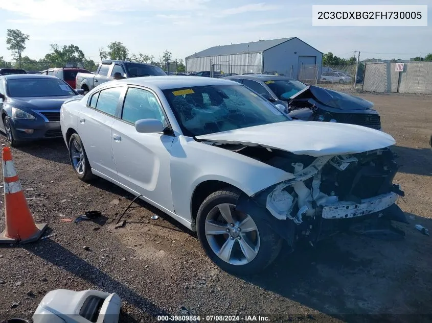 2015 Dodge Charger Se VIN: 2C3CDXBG2FH730005 Lot: 39809854