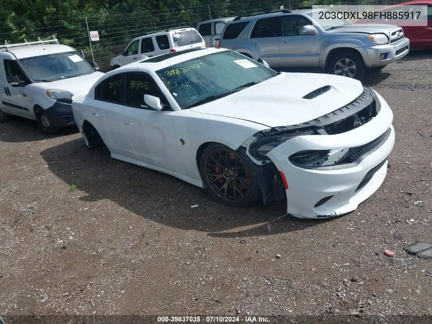 2C3CDXL98FH885917 2015 Dodge Charger Srt Hellcat