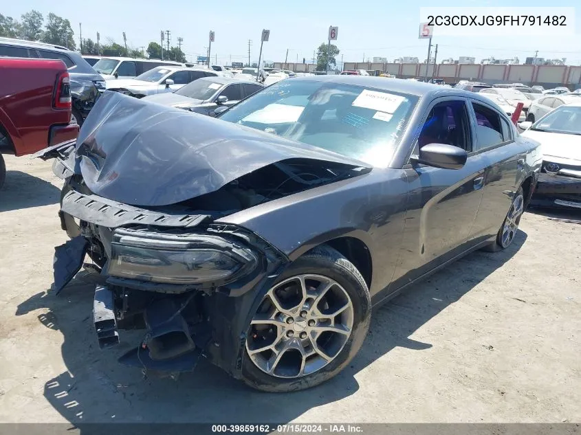 2C3CDXJG9FH791482 2015 Dodge Charger Sxt