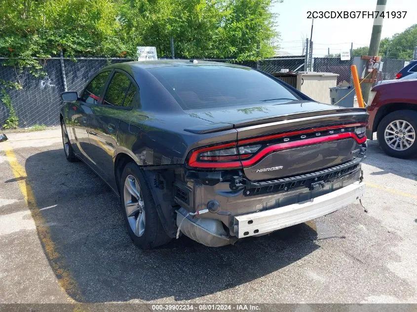 2015 Dodge Charger Se VIN: 2C3CDXBG7FH741937 Lot: 39902234