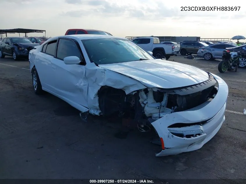 2C3CDXBGXFH883697 2015 Dodge Charger Se