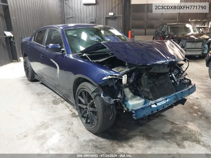 2C3CDXBGXFH771790 2015 Dodge Charger Se