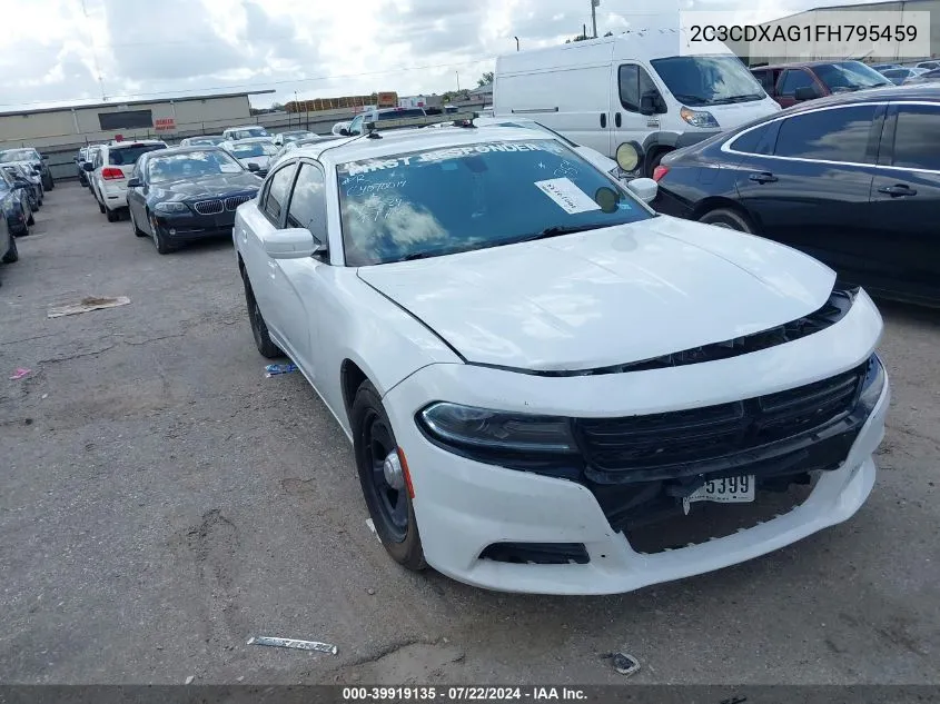 2C3CDXAG1FH795459 2015 Dodge Charger Police