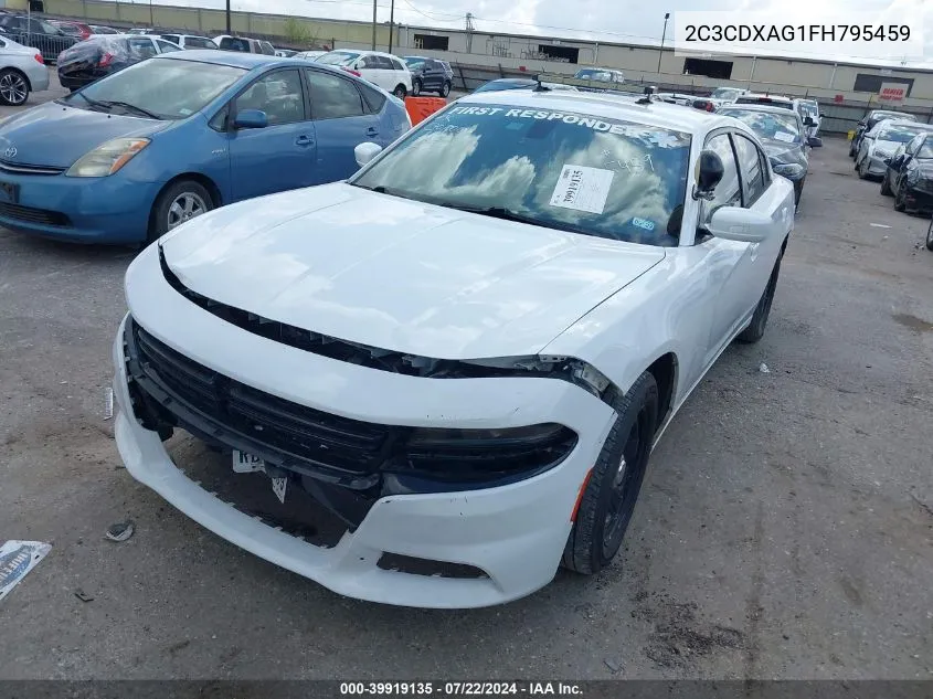 2C3CDXAG1FH795459 2015 Dodge Charger Police