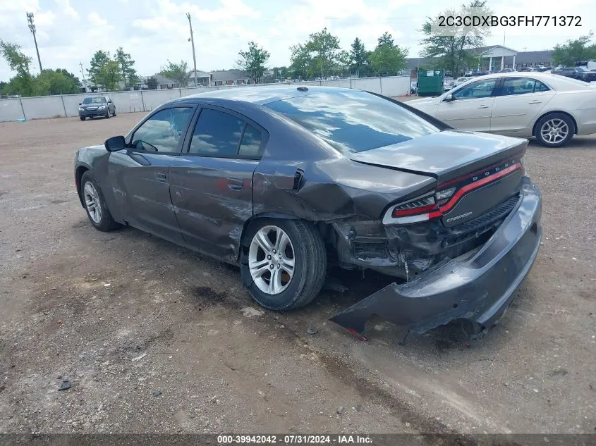 2C3CDXBG3FH771372 2015 Dodge Charger Se