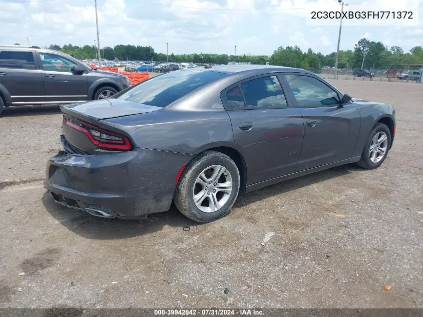 2C3CDXBG3FH771372 2015 Dodge Charger Se