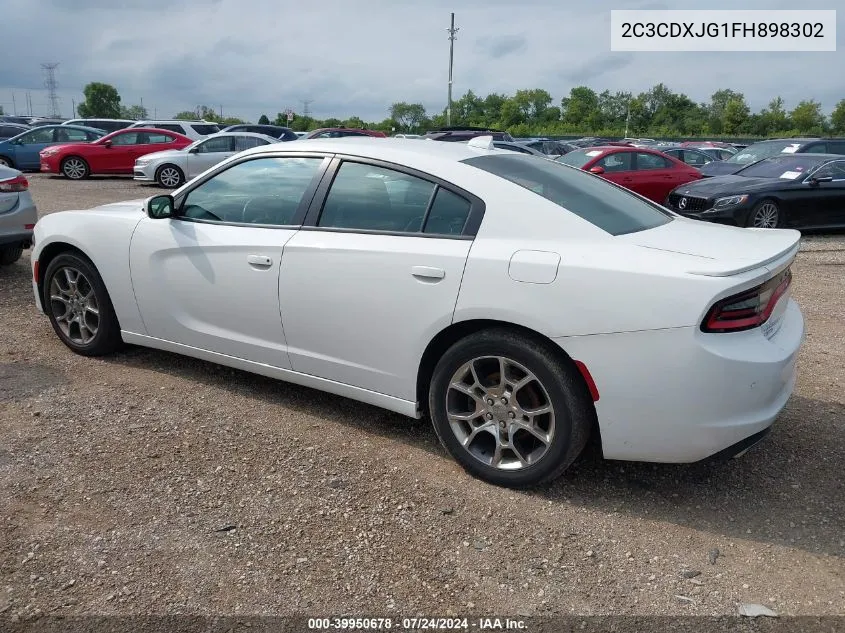 2015 Dodge Charger Sxt VIN: 2C3CDXJG1FH898302 Lot: 39950678