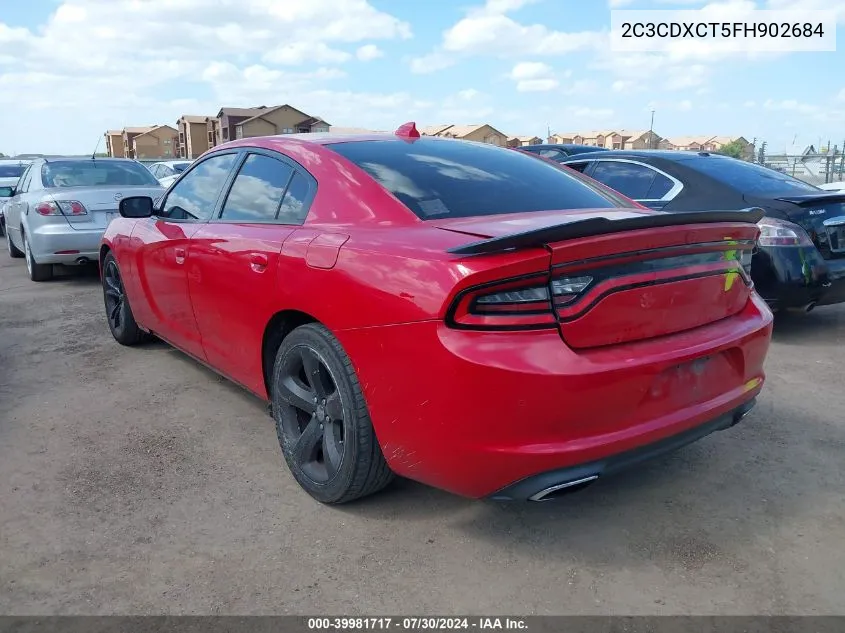 2C3CDXCT5FH902684 2015 Dodge Charger R/T