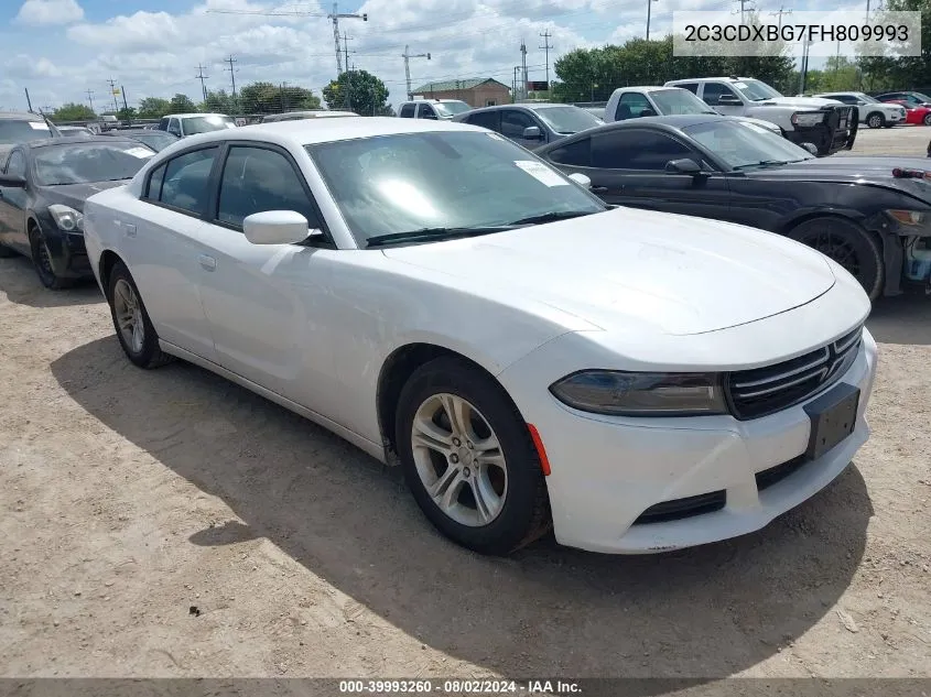 2C3CDXBG7FH809993 2015 Dodge Charger Se