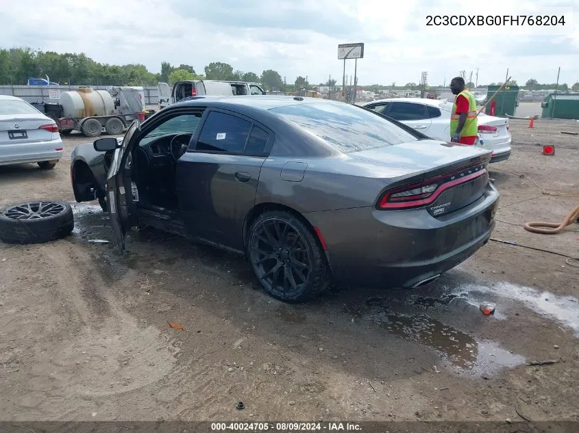 2015 Dodge Charger Se VIN: 2C3CDXBG0FH768204 Lot: 40024705