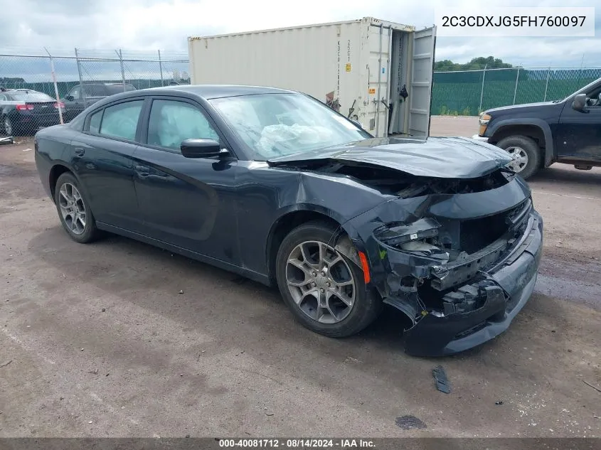 2C3CDXJG5FH760097 2015 Dodge Charger Sxt