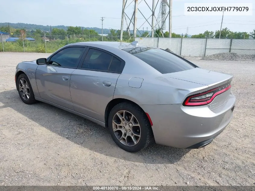 2015 Dodge Charger Sxt VIN: 2C3CDXJGXFH779079 Lot: 40130070